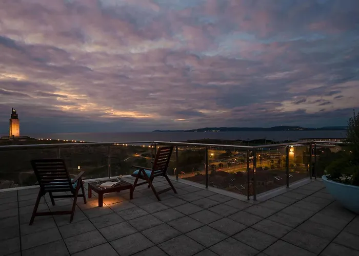 Blue Ocean Penthouse Apartament A Coruña